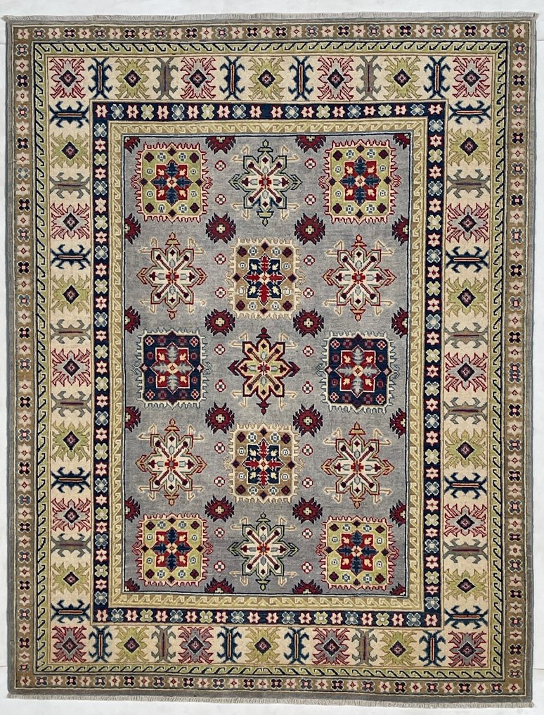 Afghan Kazakh - Carpet - 201 cm - 155 cm #1.1
