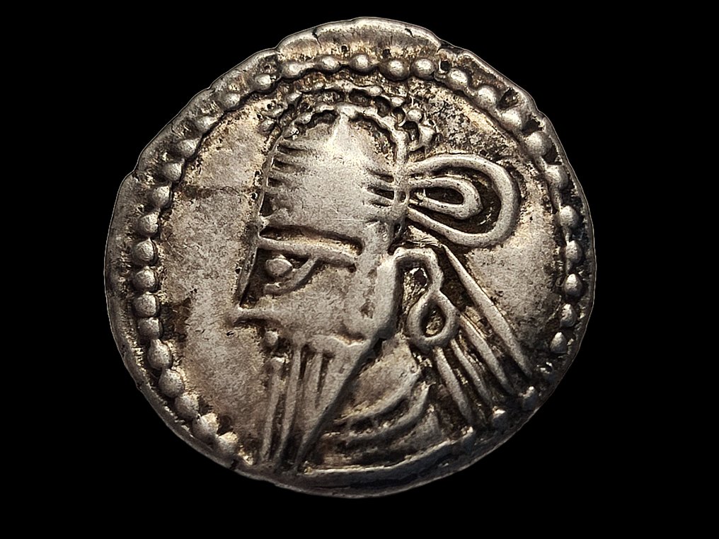 Partianske riket. Vologases IV. Drachm 147-191 AD. Ekbatana #2.1