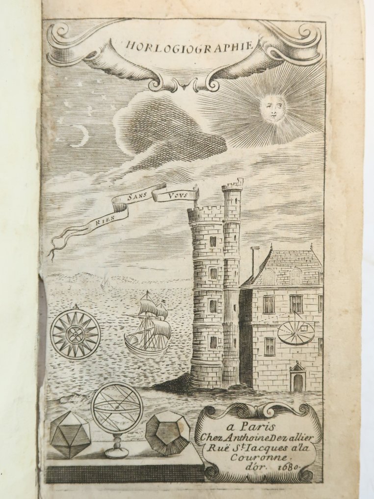 Pierre de Sainte Marie-Madeleine - Traité d'horlogiographie ( d'horlogerie, d'astronomie et de navigation) - 1680 #1.1