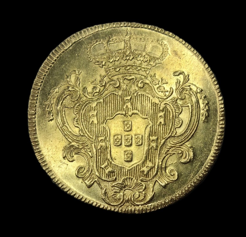 Brasilien (Kolonial), Portugal. D. Maria I. (1786-1799). Peça (6.400 Reis) 1792 B - Bahia - Toucado - Rara #1.2
