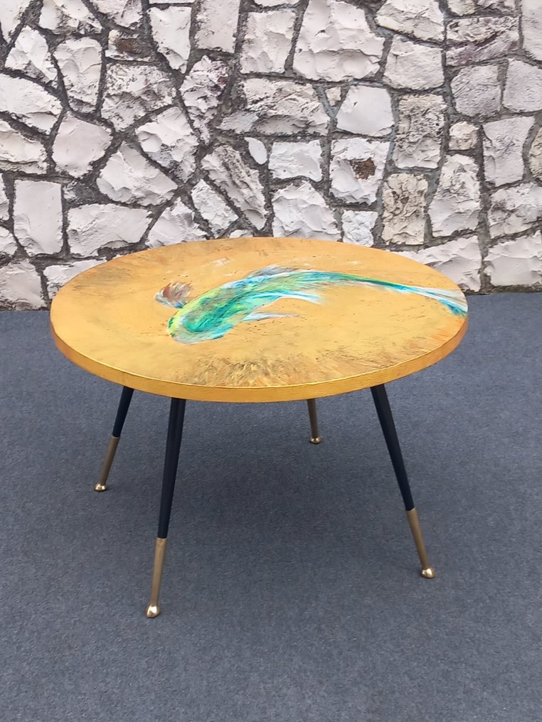 Delia Sforza - Centre table - Brass, Wood #2.1