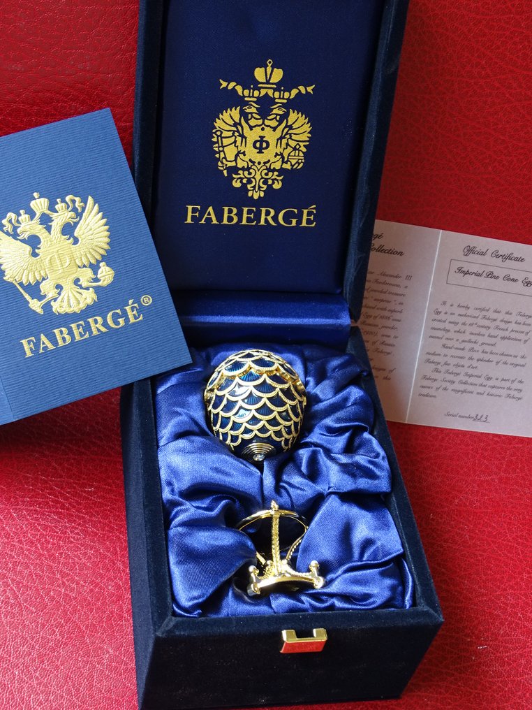 Figura - House of Fabergé - Imperial Egg - Original box included- Certificate of Authenticity - Esmalte #2.2