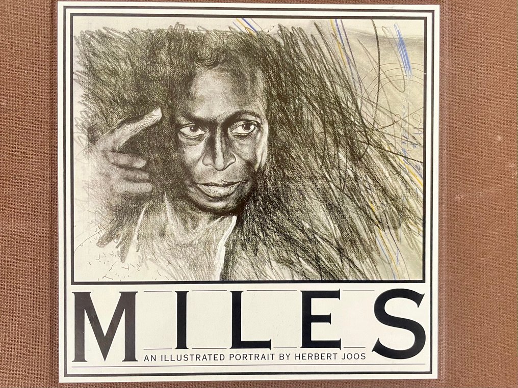 邁爾士·戴維斯 - Book, 邁爾斯戴維斯 (MiLES DAViS) 肖像畫 - 限量 400 件 - 1991 - 帶編號, 手寫簽名 #2.1