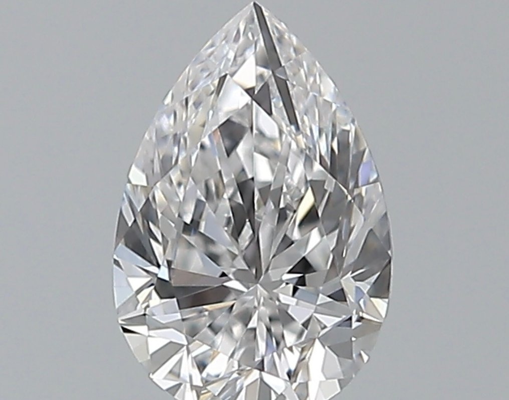 Diamant - 0.50 ct - Birne, Brillant - D (farblos) - VVS2 #1.1