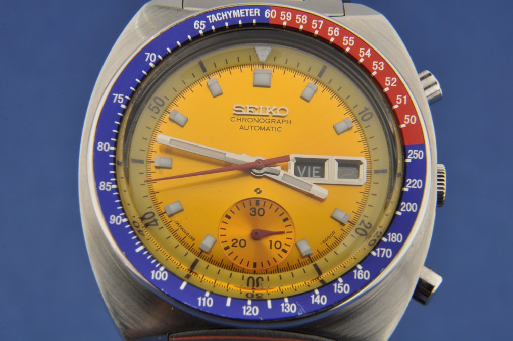 Seiko - Pogue Automatic Chronograph Pepsi Bezel - 6139-6002 - Mężczyzna - 1970-1979 #1.1