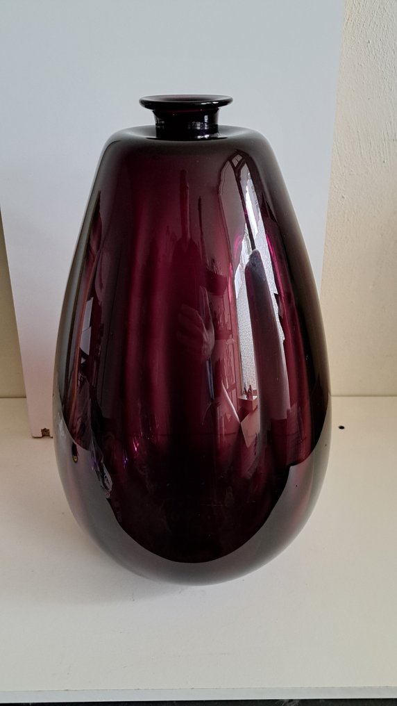 Glasfabriek Leerdam - Chris Lebeau - 花瓶 -  葫芦花瓶  - 玻璃 #1.1