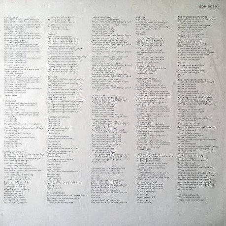 Marc Bolan, T. Rex - Zinc Alloy And The Hidden Riders Of Tomorrow - LP - Erstpressung, Japanische Pressung - 1974 #1.2