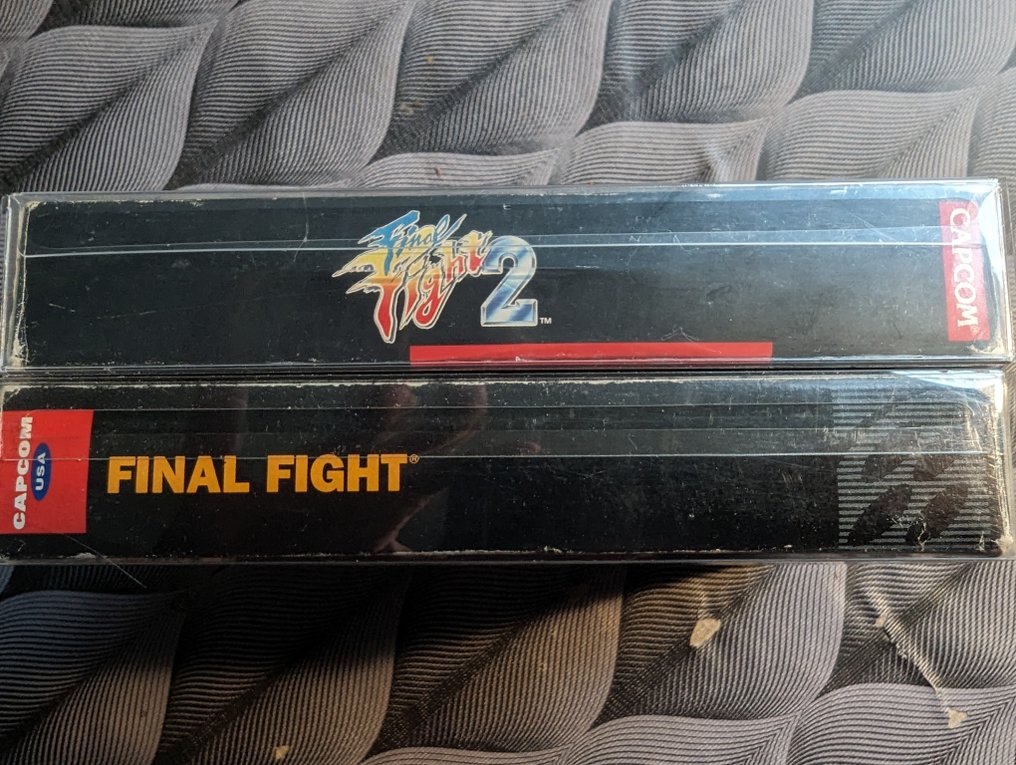 Nintendo - SNES - Final Fight 1 + Final Fight 2 - Super Nintendo NTSC USA - super Nintendo USA - 電動遊戲套裝 (2) - 帶原裝盒 #2.1