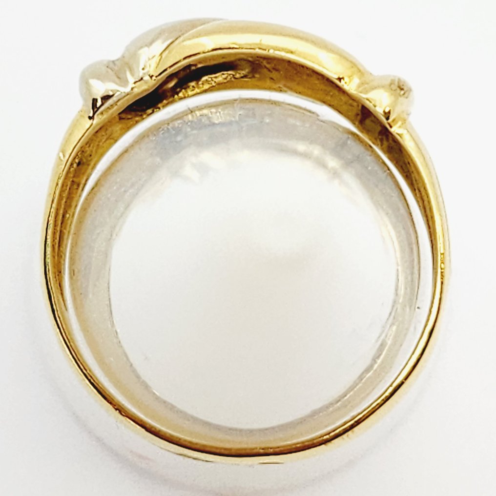 戒指 - 18K包金 黄金, 白金 #3.2