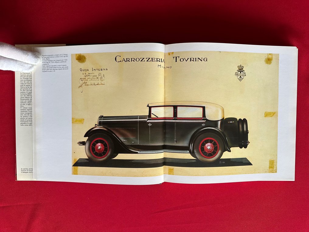 Book - Touring Superleggera - 'Carrozzeria Touring' di Carlo Felice Bianchi Anderloni e Angelo Tito Anselmi - 1982 #1.3
