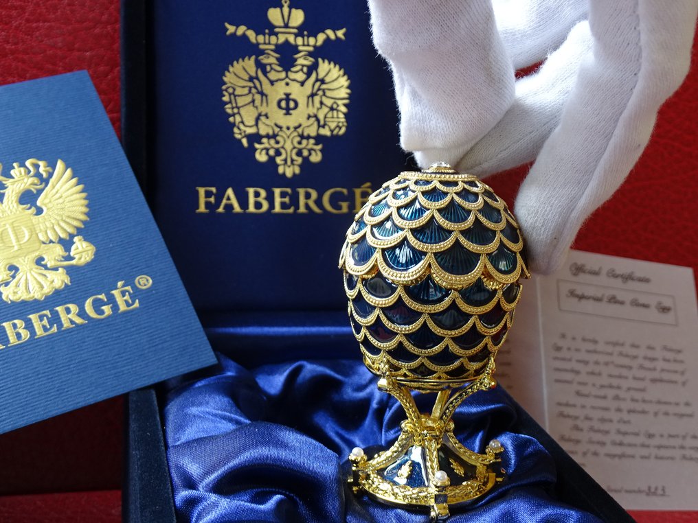 Figura - House of Fabergé - Imperial Egg - Original box included- Certificate of Authenticity - Esmalte #3.1