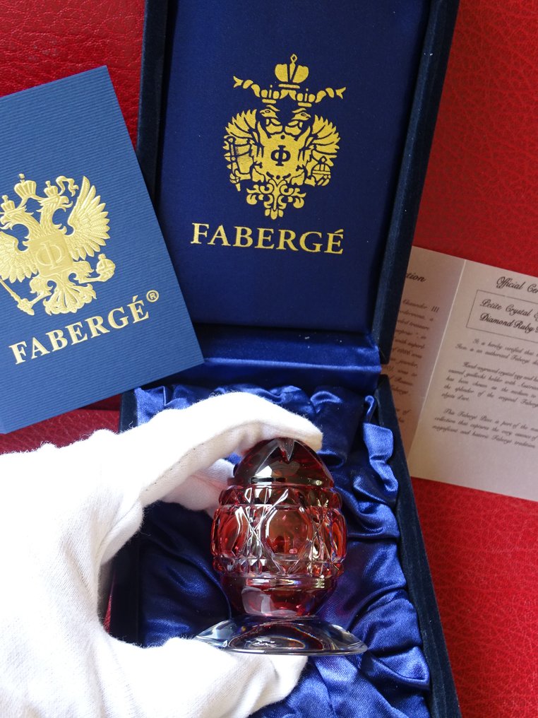 House of Fabergé - Figur - Romanov Coronation egg - Certificate of Authenticity and original box - Originalkartong med örn, handgjord #2.2