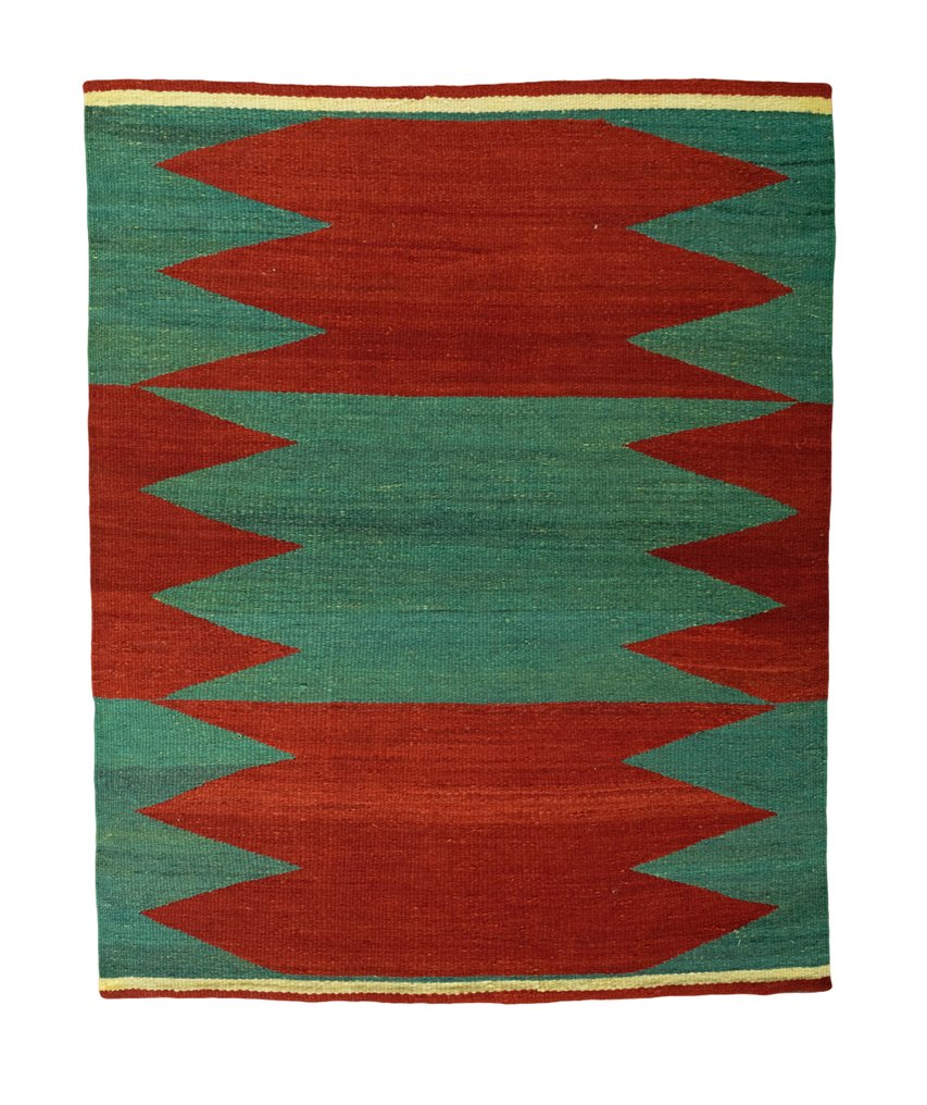 设计师基里姆 - 凯利姆平织地毯 - 121 cm - 98 cm #1.1