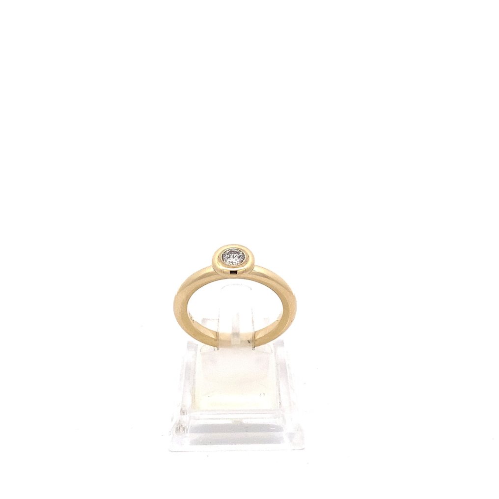 Anello - 14 carati Oro giallo -  0.30 tw. Diamante  #2.1