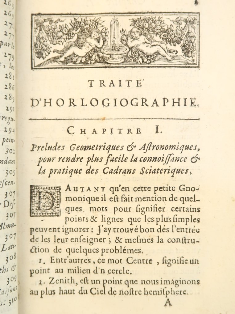 Pierre de Sainte Marie-Madeleine - Traité d'horlogiographie ( d'horlogerie, d'astronomie et de navigation) - 1680 #2.1