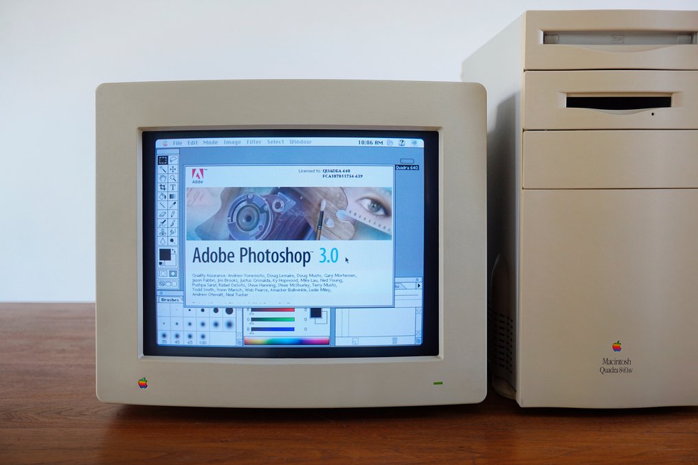 Apple The FASTEST 68K MAC ever made: Tower Mac QUADRA 840av (incl. CADDY CD-ROM) - Macintosh - I ersättnings låda #3.1
