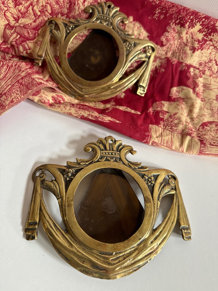框架 (2)- 法国古董一对，青铜  - 黄铜色 #1.1