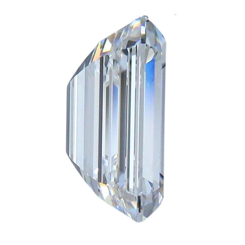 1 pcs Diamante  (Naturale)  - 2.01 ct - Smeraldo - E - VVS2 - Gemological Institute of America (GIA) #1.2