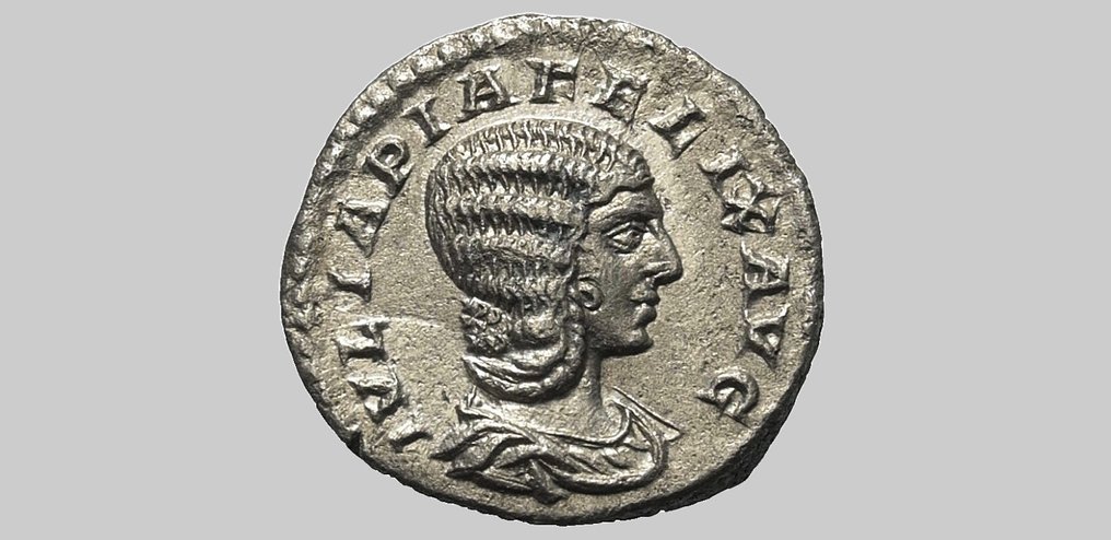 Romeinse Rijk. Julia Domna (Augusta, AD 193-217). Denarius Rome #2.1
