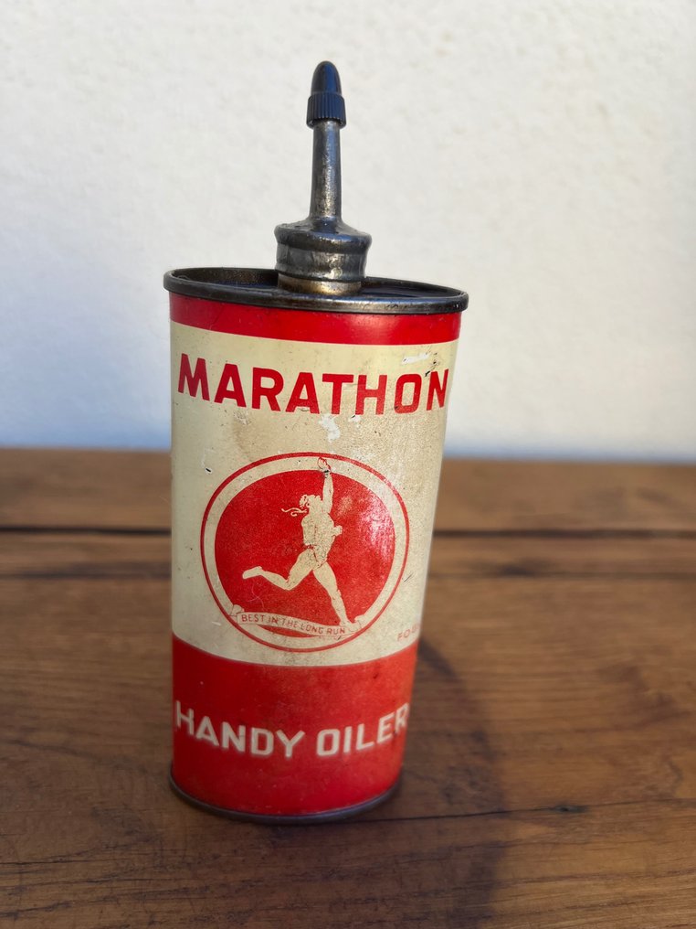 Menage - Handlicher Öler Marathon-Ölkanne 1920/30 -  #1.1