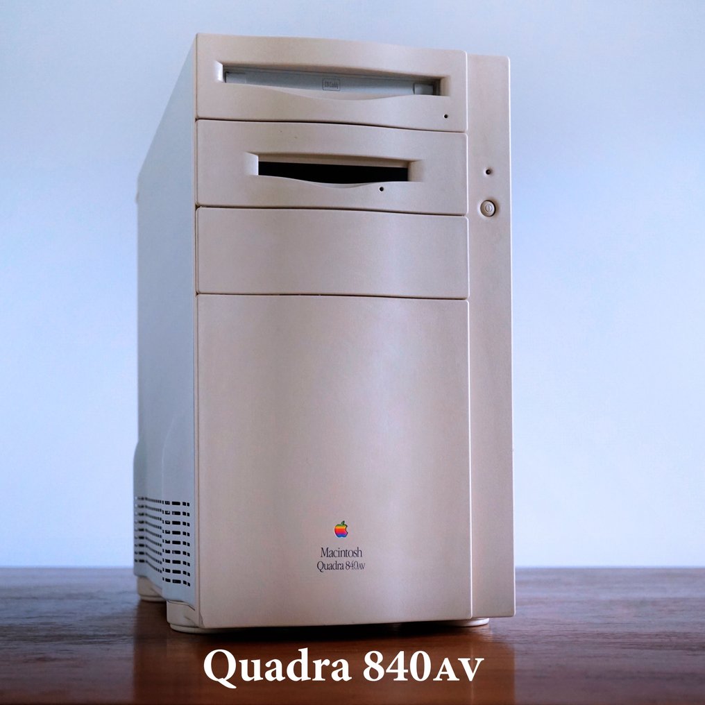 Apple The FASTEST 68K MAC ever made: Tower Mac QUADRA 840av (incl. CADDY CD-ROM) - Macintosh - In vervangende verpakking #1.1