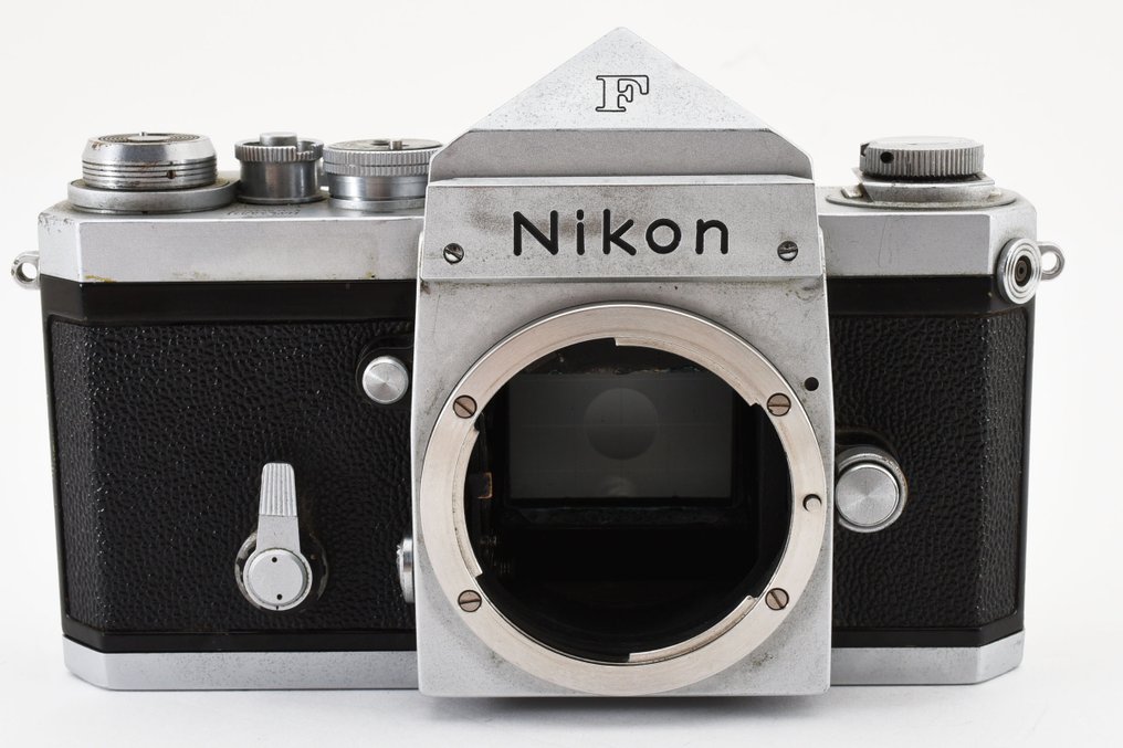 Nippon Kōgaku Nikon F | Eye Level Silver Early Model 35mm SLR Film Camera Body Analoginen kamera #1.1