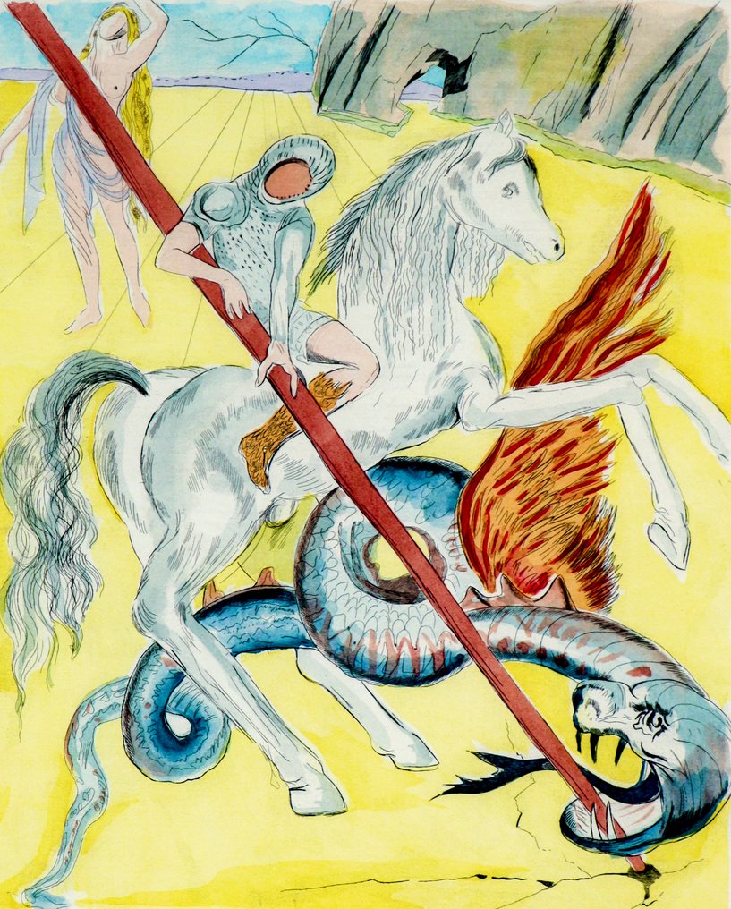 Salvador Dali (1904-1989) - Saint Georges et le dragon #1.1