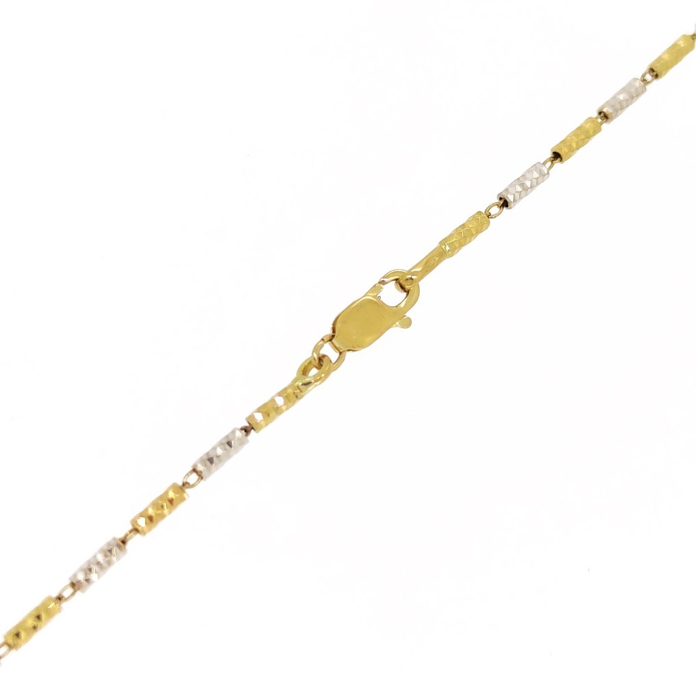 Halskette - 18 kt Gelbgold, Weißgold #2.1