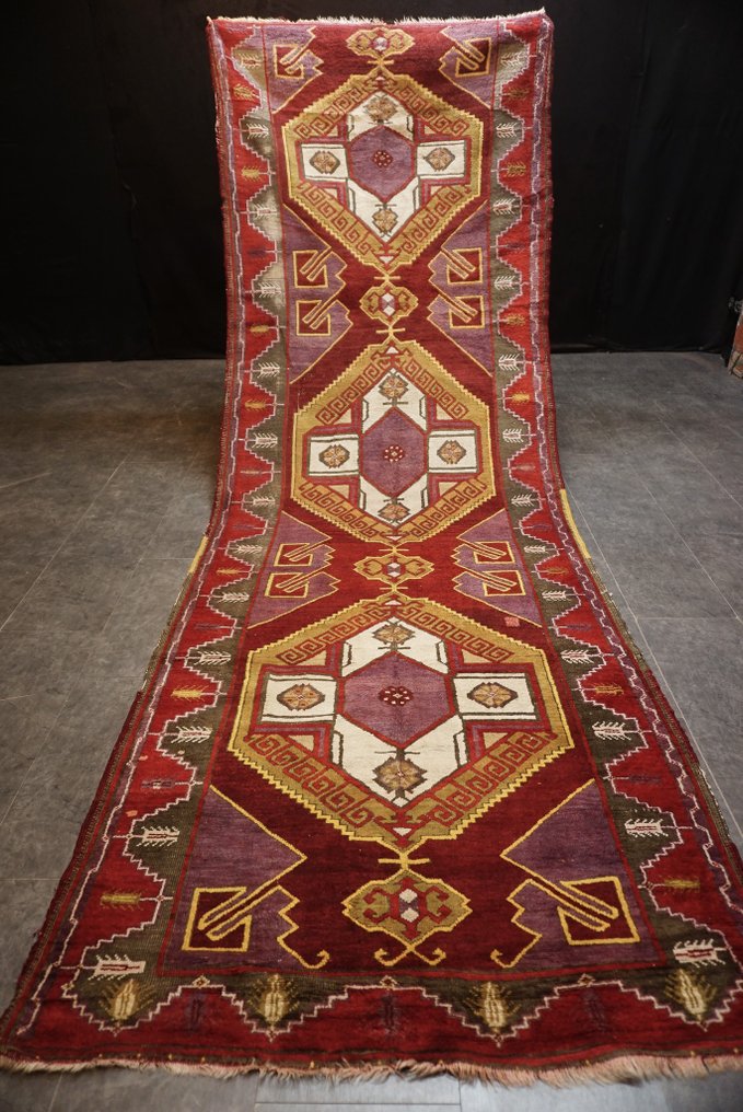 土耳其古董 - 地毯 - 404 cm - 137 cm #1.1