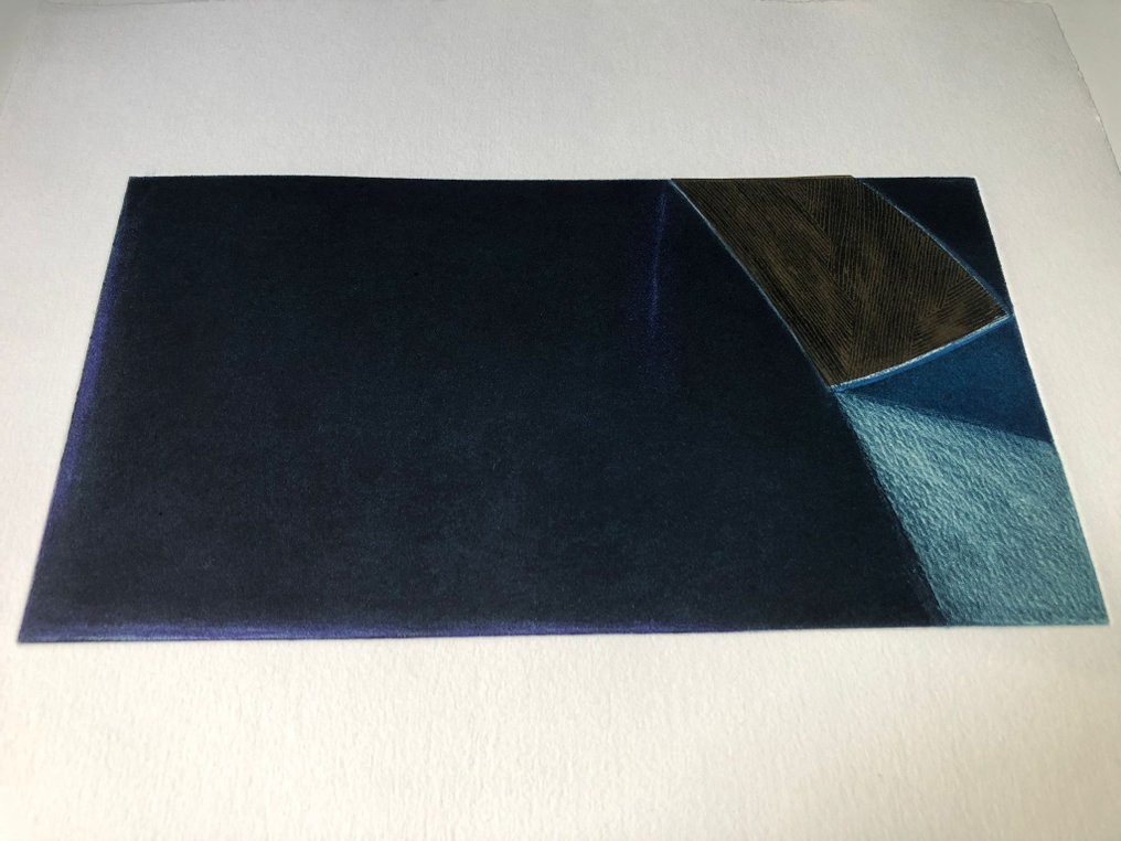 Franco Guerzoni - Entalhe, La stanza delle lune e delle lame - 40 cm - Papel - 2000 #1.0