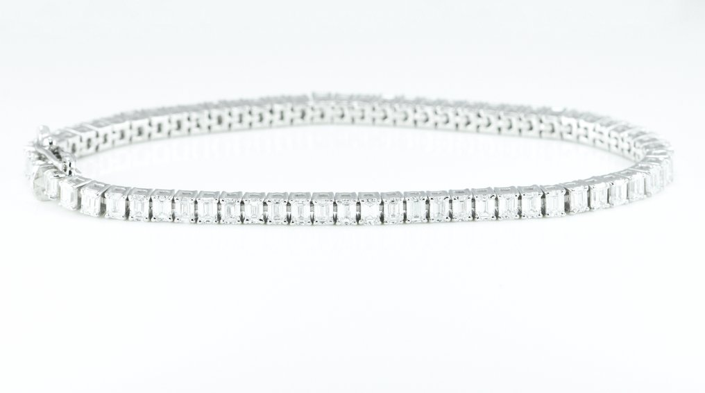 Armband - 14 kt Weißgold -  6.42ct. tw. Diamant  (Laborgezüchtet (Lab Grown)) #3.1