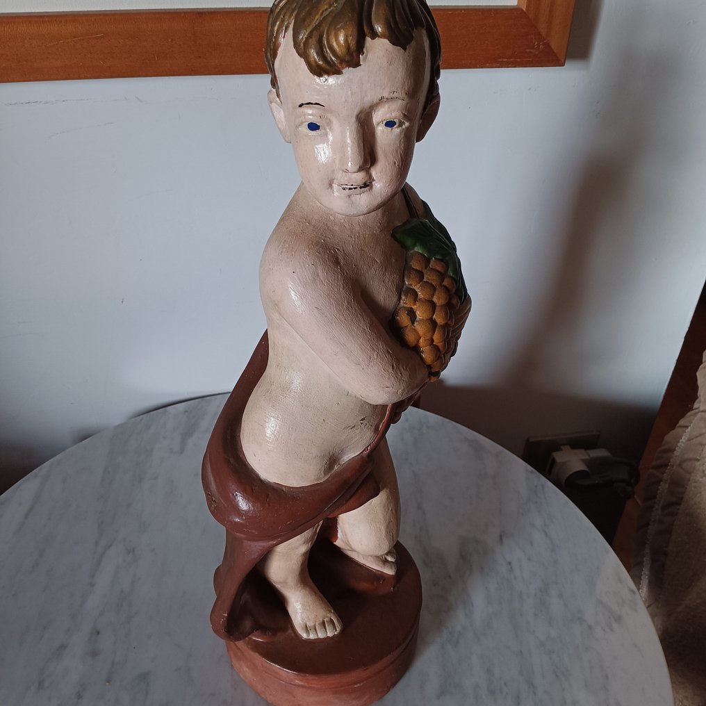 sculptuur, Putto - 50 cm - Terracotta #1.1