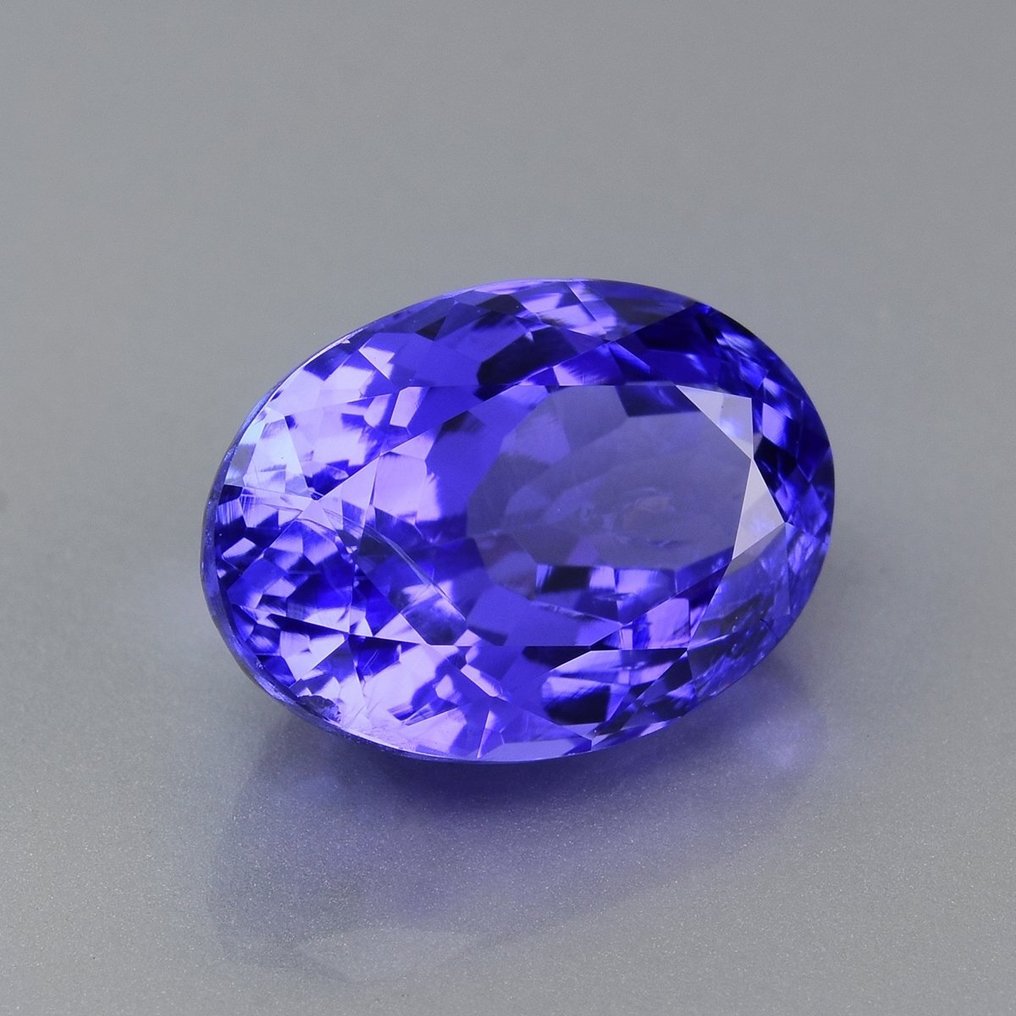 1 pcs 深紫蓝色 坦桑石 - 3.98 ct #2.1