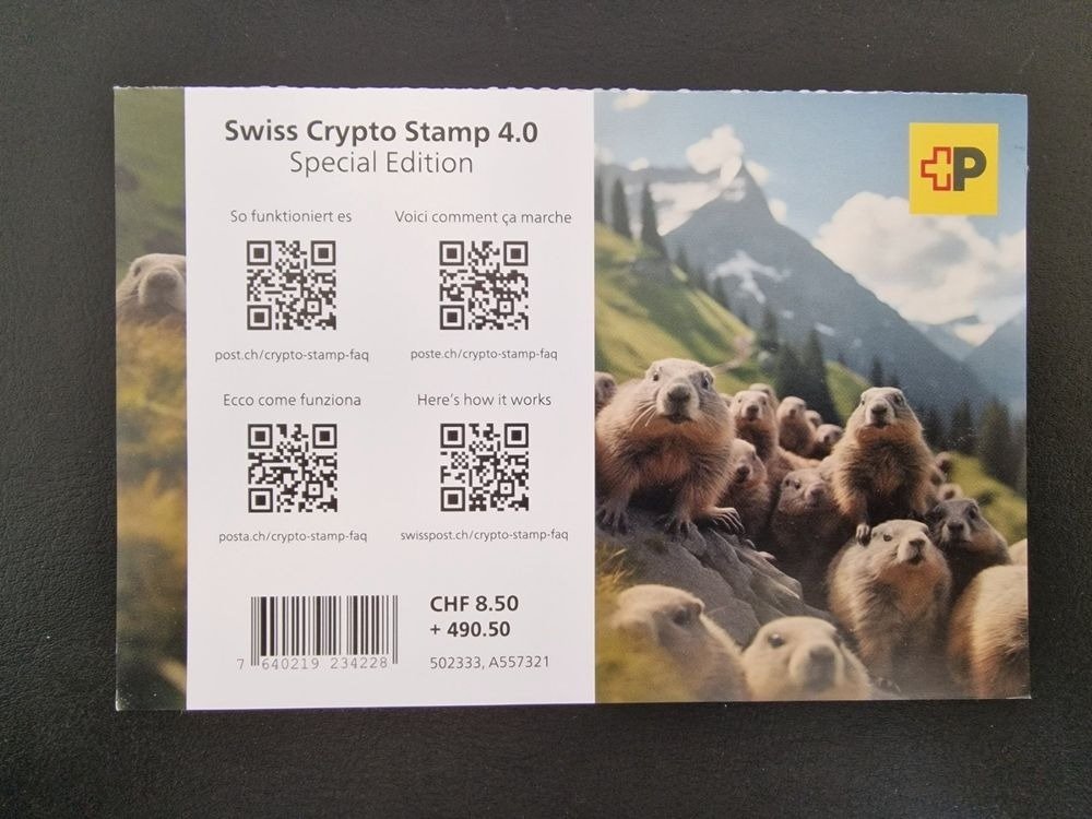 Sveits 2024 - SWISS CRYPTO STAMP 4.0 #1.1