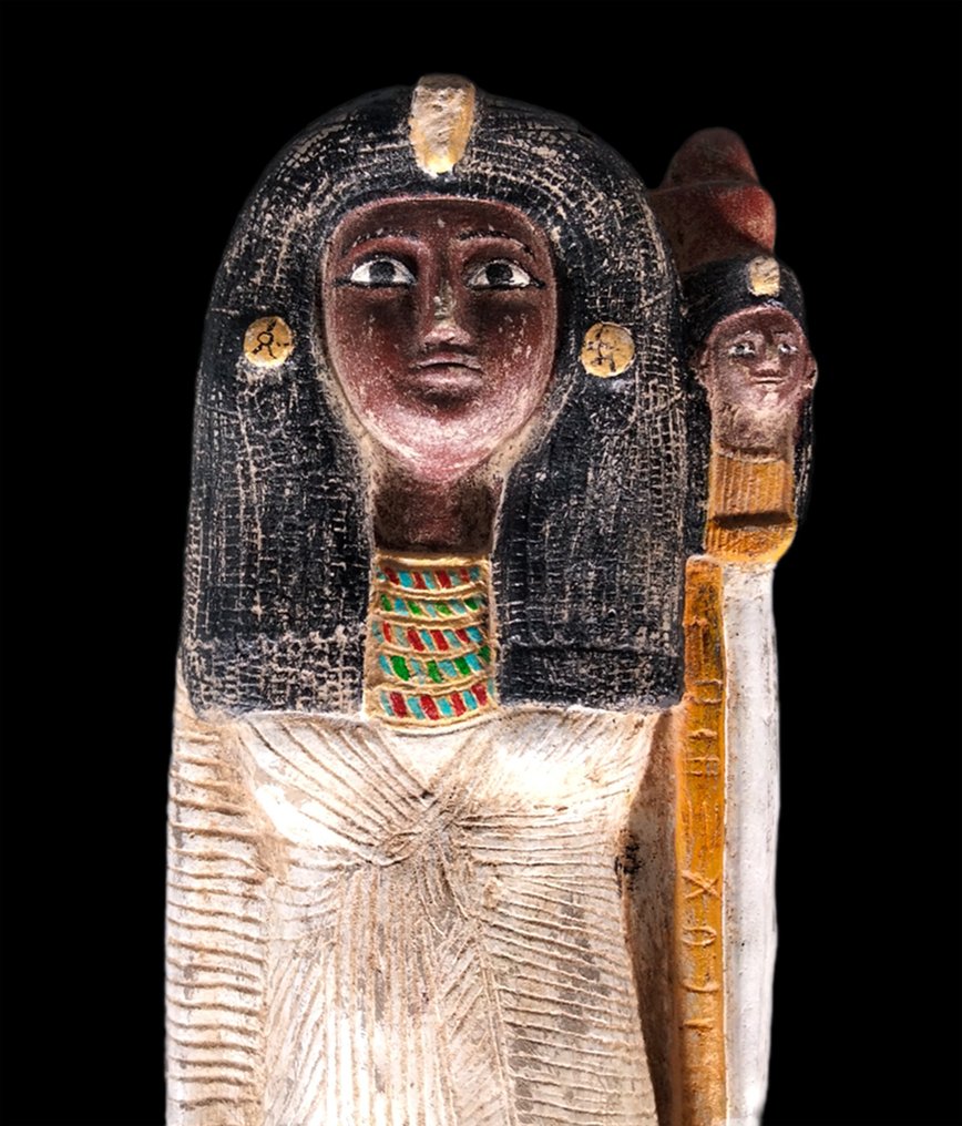 古埃及复制品 石头 奈菲尔塔利王后雕像 - 55 cm #1.2