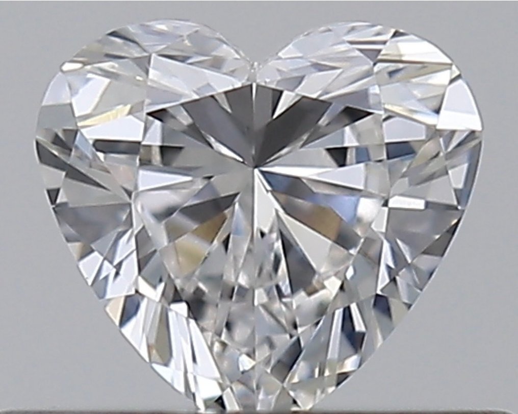 Diamante - 0.31 ct - Brillante, Cuore - D (incolore) - VVS2 #1.1