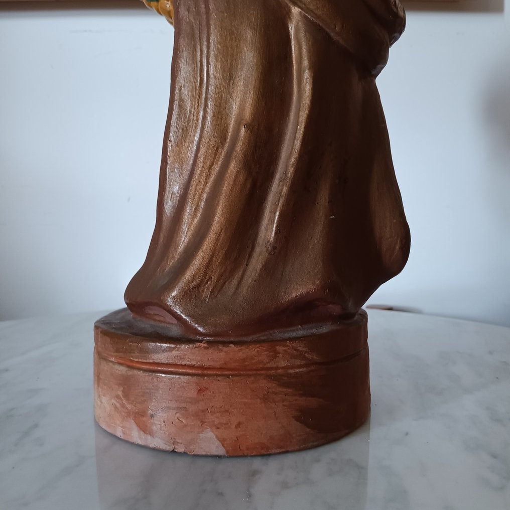 sculptuur, Putto - 50 cm - Terracotta #2.1