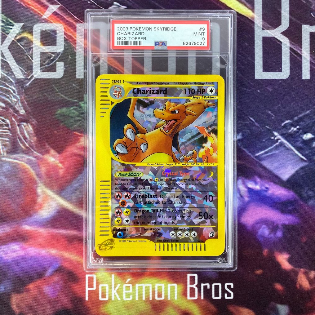 Pokémon Graded card - Charizard #9 Box Topper Pokémon - PSA 9 #1.1