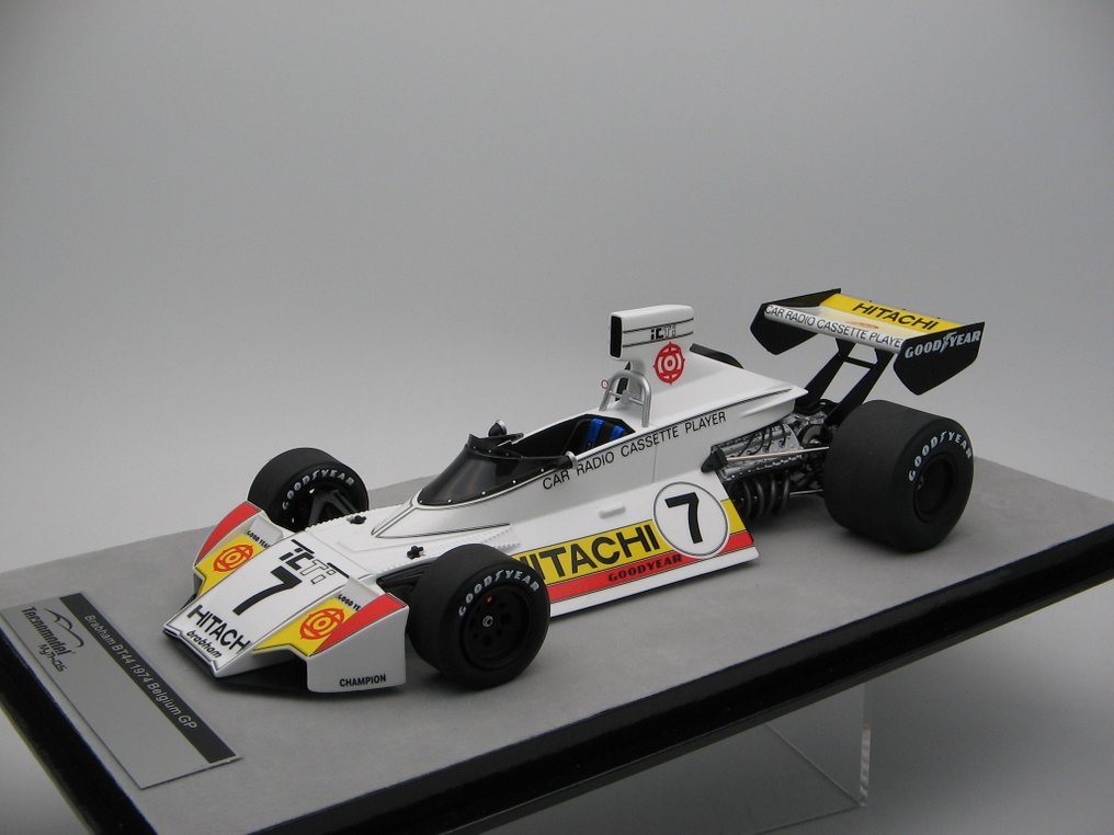 Tecnomodel 1:18 - Modellino di auto sportiva - Brabham BT44 1974 Belgium GP #7 C. Reutemann - TM18-274C #1.0