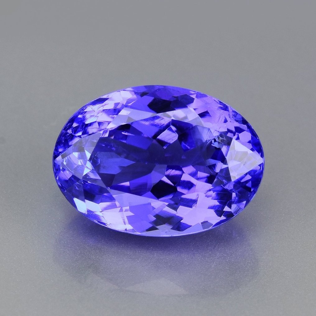 1 pcs 深紫藍色 坦桑石 - 3.98 ct #1.1