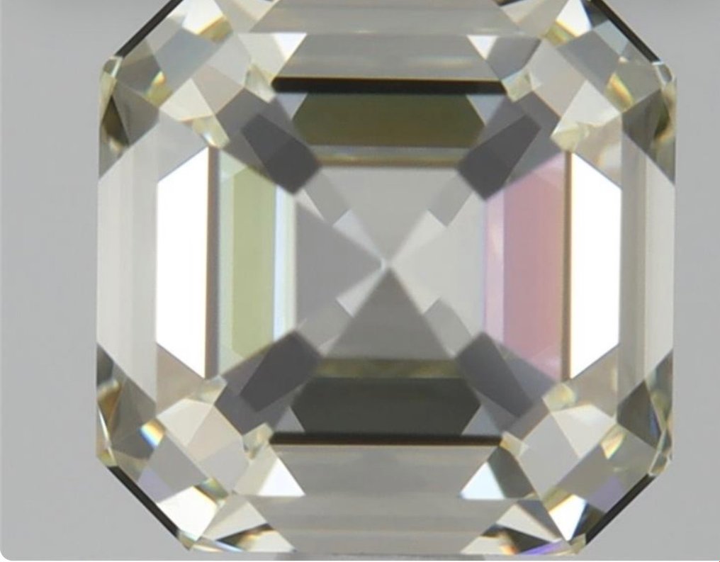 Diamond - 1.05 ct - Τετράγωνο σμαραγδοειδές - S to T Range - VVS1, Ex Ex #2.2