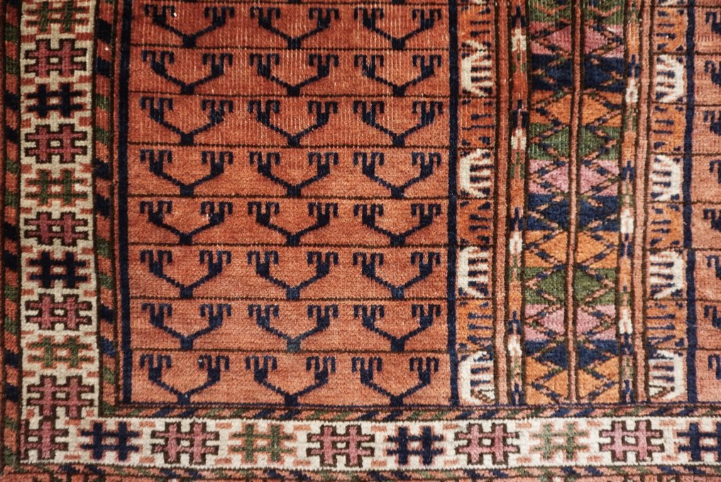 Antico inglese turkmeno - Tappeto - 150 cm - 116 cm #3.1