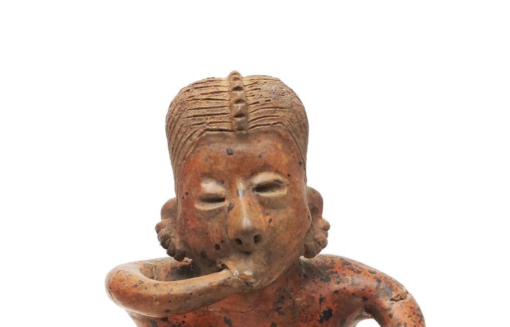 Jalisco/ Nayarit Terracotta Präkolumbianische Terrakottafigur aus der Nayarit-Kultur - 200 v. Chr. - 200 n. Chr. - 23 cm #2.2