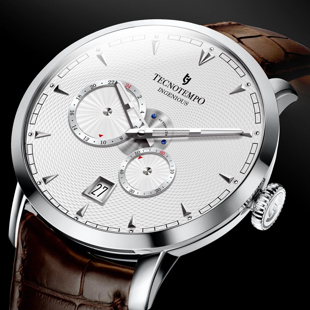 Tecnotempo - Automatic - "Ingenious" - White Dial - Limited Edition 150PCS - - TT.ING.W - Mænd - 2020+  #2.1