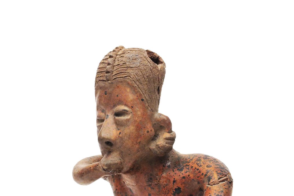 Jalisco/ Nayarit Terracotta Präkolumbianische Terrakottafigur aus der Nayarit-Kultur - 200 v. Chr. - 200 n. Chr. - 23 cm #3.2