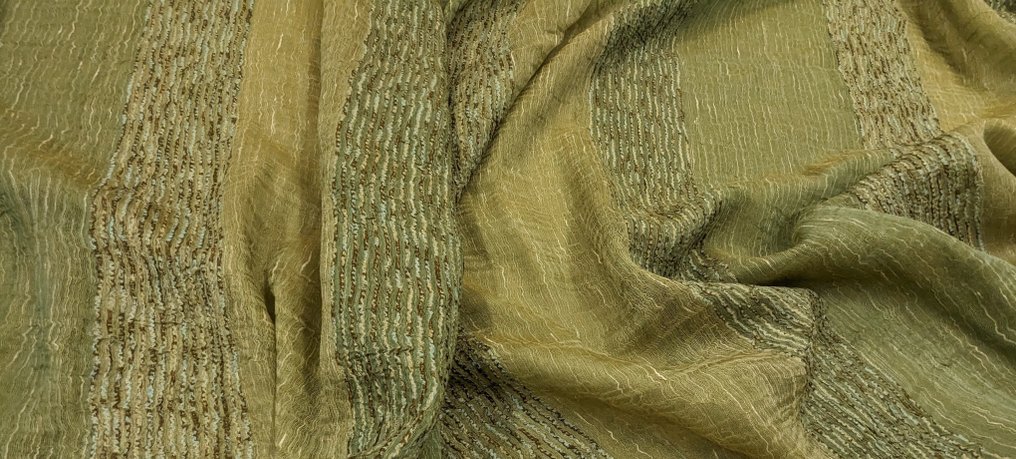 Splendido tendaggio in Organza effetto stropicciato  Manifattura Miglioretti Chieri - Curtain fabric  - 570 cm - 300 cm #2.1