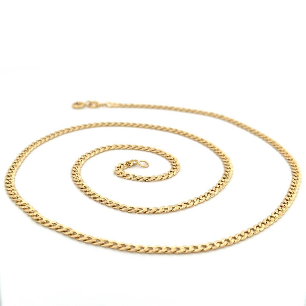 Collana grumetta - 5.4 g - 60 cm - 18 Kt - Halsketting - 18 karaat Geel goud #1.1