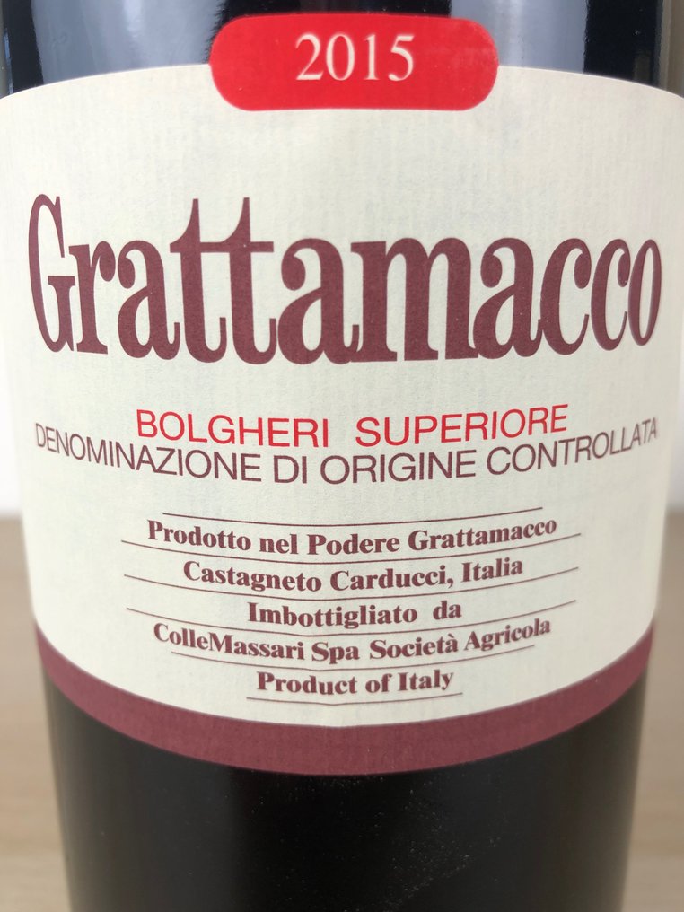 2015 Podere Grattamacco - Bolgheri Superiore - 2 Magnum (1,5 L) #2.1
