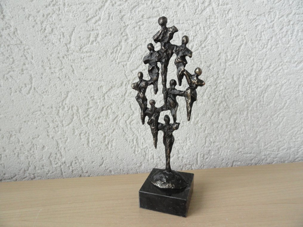 Ger van Tankeren - Skulptur, ÉÉN TEAM - 19 mi - Legering/bronseret #3.2