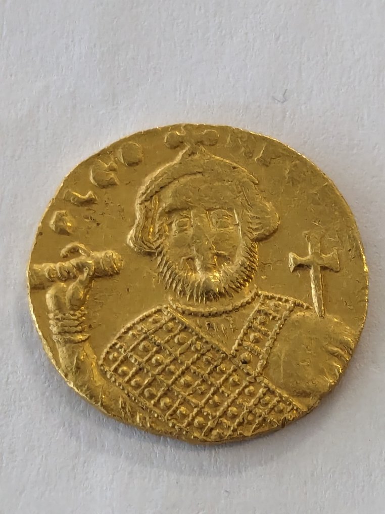 拜占庭帝國. 利昂提奧斯 (AD 695-698). Solidus 695 A.C #1.2